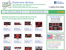 Tablet Screenshot of funtronixonline.com
